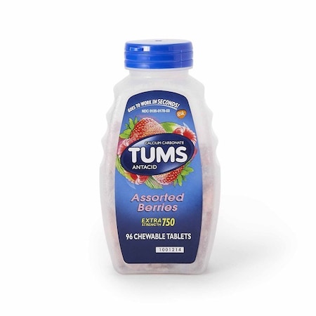 Tums Extra Strength Antacid 750 mg Strength, 96PK 00135017803